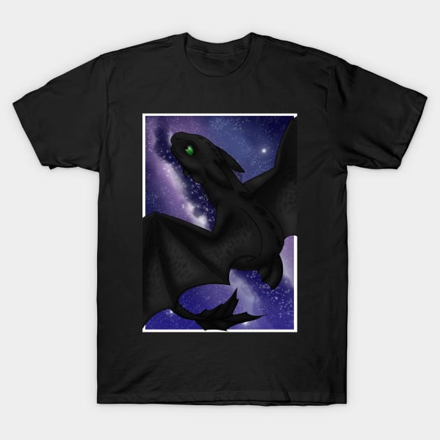 flying night fury T-Shirt by dragonlord19